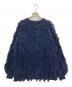 Laraaji (ララージ) カットフリンジプルオーバーニット ネイビー サイズ:Ⅿ 未使用品：5000円