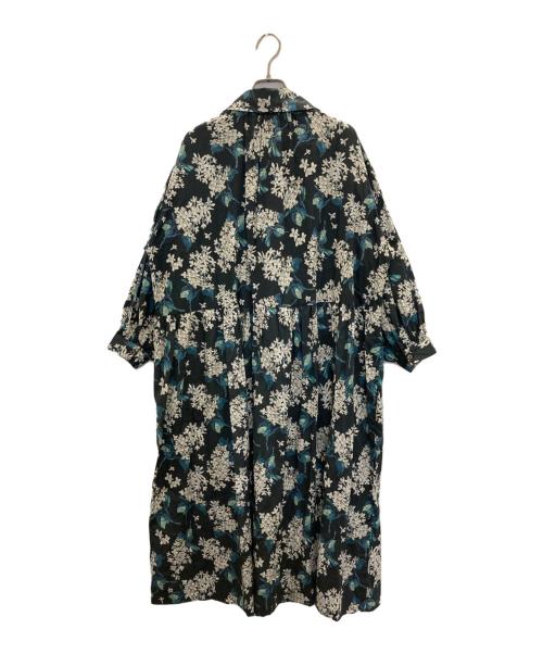 the last flower of the afternoon（ザ ラスト フラワー オブ ザ アフタヌーン）the last flower of the afternoon (ザ ラスト フラワー オブ ザ アフタヌーン) LIBERTYFABRICS layered dress ネイビー サイズ:FREEの古着・服飾アイテム