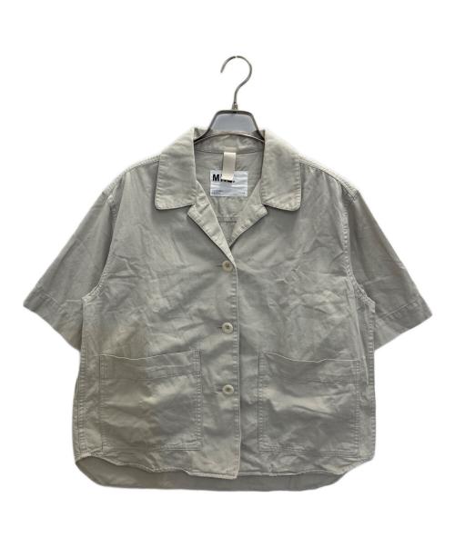 MHL（エムエイチエル）MHL (エムエイチエル) LIGHT COTTON DRY TWILL 半袖シャツ アイボリー サイズ:1の古着・服飾アイテム