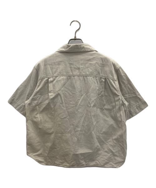 MHL（エムエイチエル）MHL (エムエイチエル) LIGHT COTTON DRY TWILL 半袖シャツ アイボリー サイズ:1の古着・服飾アイテム