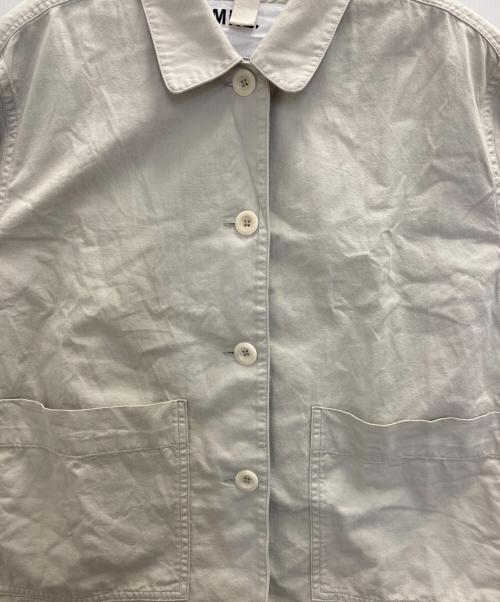 MHL（エムエイチエル）MHL (エムエイチエル) LIGHT COTTON DRY TWILL 半袖シャツ アイボリー サイズ:1の古着・服飾アイテム