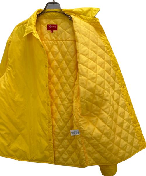 SUPREME（シュプリーム）SUPREME (シュプリーム) Nylon Filled Shirt（ナイロン フィールド シャツ） イエロー サイズ:Mの古着・服飾アイテム