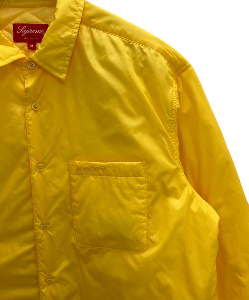 SUPREME（シュプリーム）SUPREME (シュプリーム) Nylon Filled Shirt（ナイロン フィールド シャツ） イエロー サイズ:Mの古着・服飾アイテム
