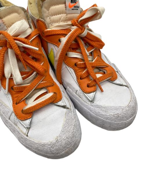 NIKE（ナイキ）NIKE (ナイキ) sacai (サカイ) BLAZER LOW ホワイト サイズ:26.5cmの古着・服飾アイテム