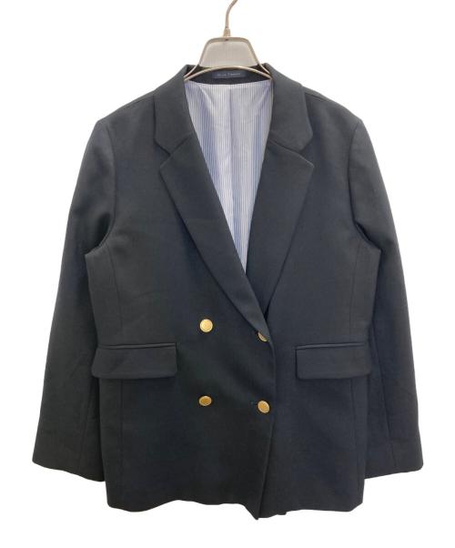 BLUE FRONCE（ブルーフォンセ）BLUE FRONCE (ブルーフォンセ) 金ボタンダブルテーラードジャケット ネイビー サイズ:SIZE Mの古着・服飾アイテム