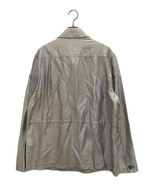 LANVIN SPORT（ランバン スポーツ）LANVIN SPORT (ランバン スポーツ) 4 pocket hairline stripe shirts グレー サイズ:42の古着・服飾アイテム