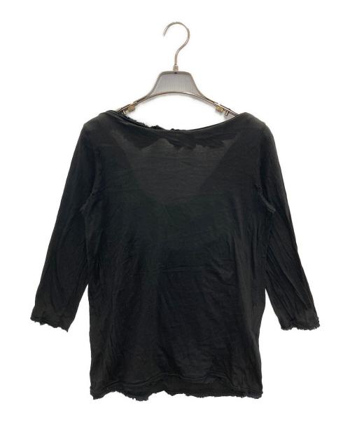 PRADA（プラダ）PRADA (プラダ) コットンブラウス ブラック サイズ:Sの古着・服飾アイテム