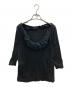 PRADA（プラダ）の古着「コットンブラウス」｜ブラック