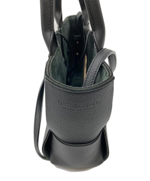 BOTTEGA VENETA（ボッテガベネタ）BOTTEGA VENETA (ボッテガベネタ) ミニ アルコ トートバッグ ブラックの古着・服飾アイテム