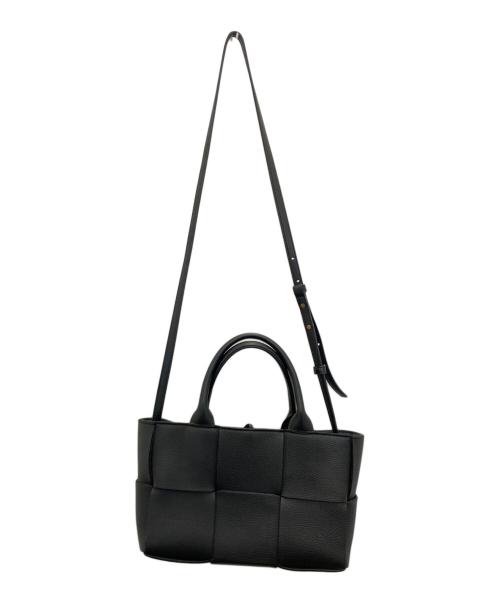 BOTTEGA VENETA（ボッテガベネタ）BOTTEGA VENETA (ボッテガベネタ) ミニ アルコ トートバッグ ブラックの古着・服飾アイテム