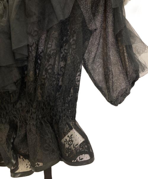 rurumu（ルルムウ）rurumu (ルルムウ) レースブラウス ブラック サイズ:FREEの古着・服飾アイテム