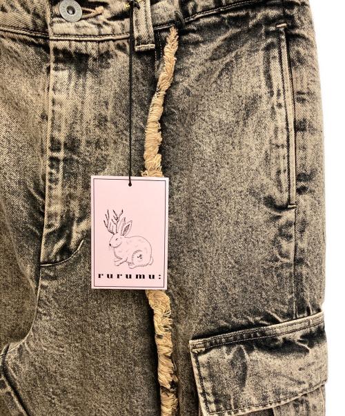 rurumu（ルルムウ）rurumu (ルルムウ) drawstring denim pants ブラウン サイズ:Ⅿ 未使用品の古着・服飾アイテム