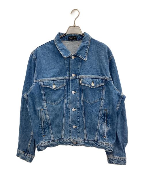 agnes b homme（アニエスベーオム）agnes b homme (アニエスベーオム) デニムジャケット ブルー サイズ:表記無しの古着・服飾アイテム