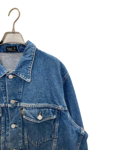 agnes b homme（アニエスベーオム）agnes b homme (アニエスベーオム) デニムジャケット ブルー サイズ:表記無しの古着・服飾アイテム