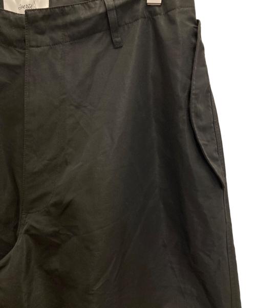 soerte（ソエルテ）soerte (ソエルテ) military wide cargo pants ブラック サイズ:Ⅿの古着・服飾アイテム