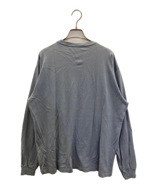 AURALEE（オーラリー）AURALEE (オーラリー) LUSTER PLAITING L/S TEE グレー サイズ:表記無しの古着・服飾アイテム