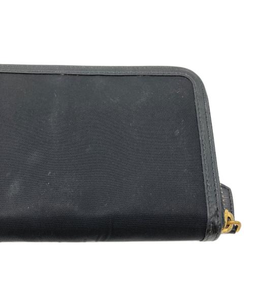 PRADA（プラダ）PRADA (プラダ) 長財布 ブラックの古着・服飾アイテム