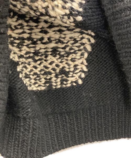 Y's（ワイズ）Y's (ワイズ) トーテムポールニット ブラック サイズ:2の古着・服飾アイテム