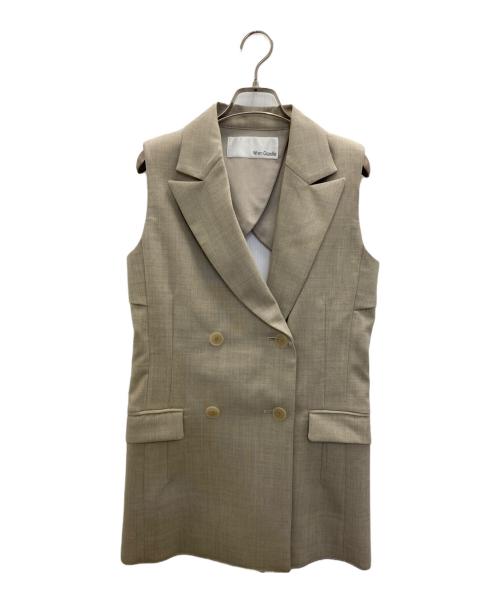 Whim Gazette（ウィムガゼット）Whim Gazette (ウィムガゼット) バックシャンジレ ベージュ サイズ:FREEの古着・服飾アイテム