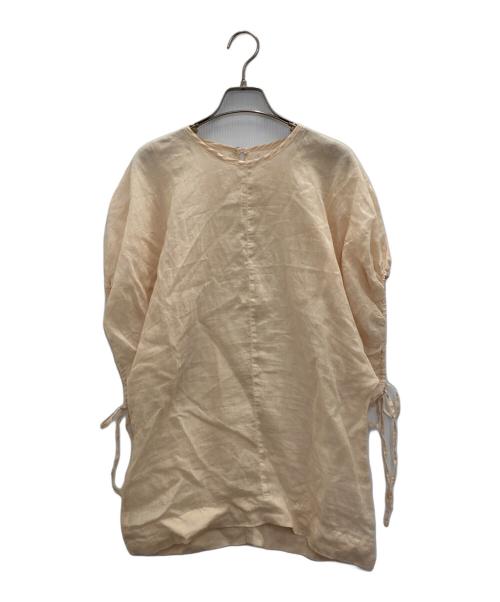 Whim Gazette（ウィムガゼット）Whim Gazette (ウィムガゼット) ラミードロストスリーブプルオーバー ベージュ サイズ:FREEの古着・服飾アイテム
