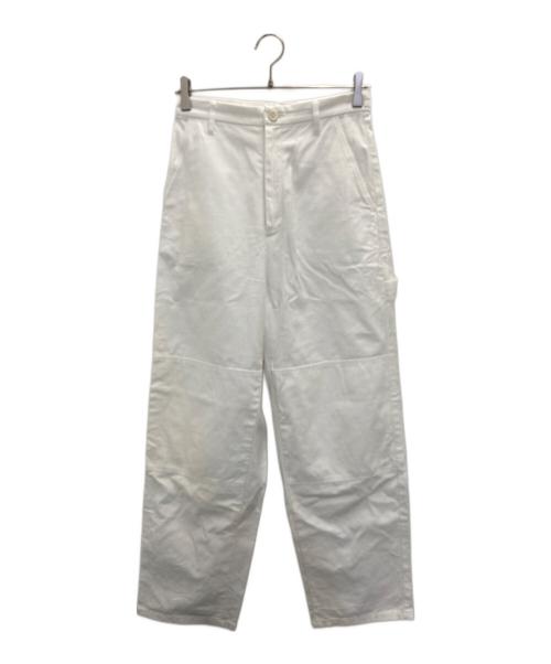 Whim Gazette（ウィムガゼット）Whim Gazette (ウィムガゼット) キリカエコットンパンツ ホワイト サイズ:SIZE 91cm(W36)の古着・服飾アイテム