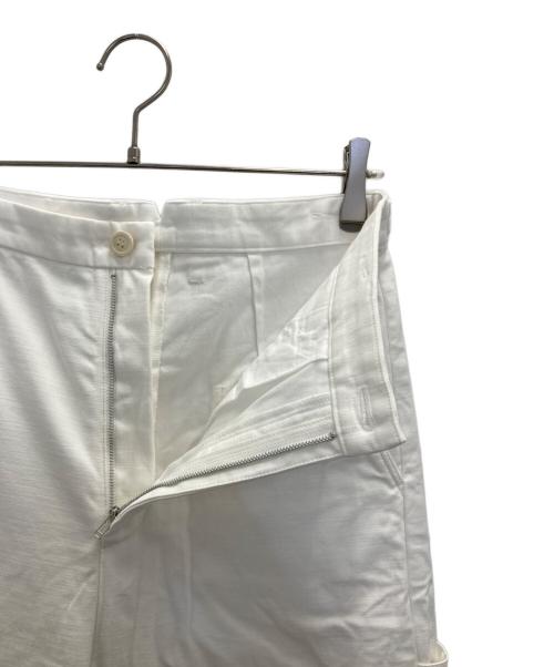 Whim Gazette（ウィムガゼット）Whim Gazette (ウィムガゼット) キリカエコットンパンツ ホワイト サイズ:SIZE 91cm(W36)の古着・服飾アイテム