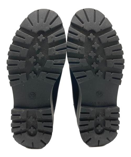 2.718（ニーテンナナイチハチ）2.718 (ニーテンナナイチハチ) サイドゴアシューズ ブラック サイズ:38の古着・服飾アイテム