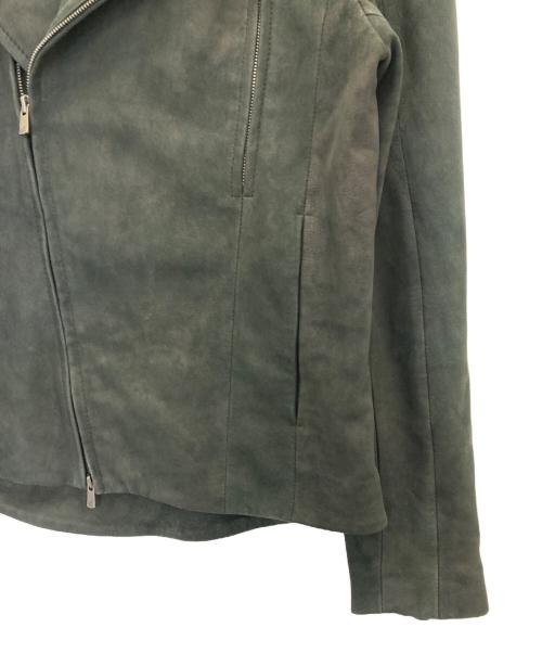 OURET（オーレット）OURET (オーレット) OIL SHEEP NUBUCK DOUBLE RIDERS JACKET ブラック サイズ:3の古着・服飾アイテム