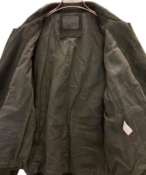 OURET（オーレット）OURET (オーレット) OIL SHEEP NUBUCK DOUBLE RIDERS JACKET ブラック サイズ:3の古着・服飾アイテム