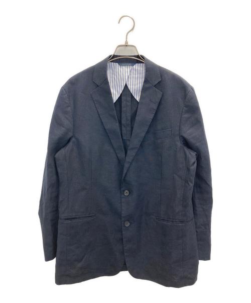 BROOKS BROTHERS（ブルックスブラザーズ）BROOKS BROTHERS (ブルックスブラザーズ) リネンテーラードジャケット ネイビー サイズ:39の古着・服飾アイテム
