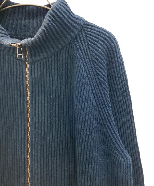 crepuscule（クレプスキュール）crepuscule (クレプスキュール) ドライバーズニット ネイビー サイズ:FREEの古着・服飾アイテム