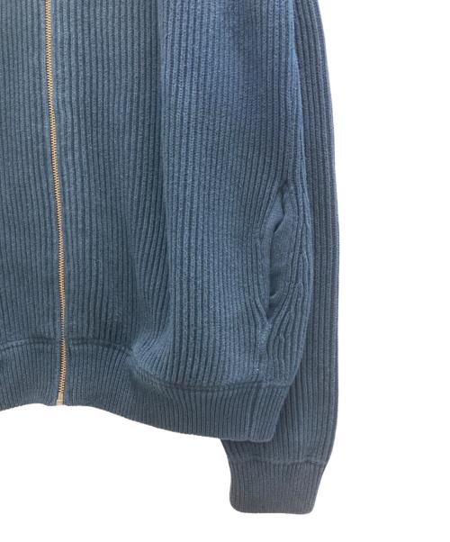 crepuscule（クレプスキュール）crepuscule (クレプスキュール) ドライバーズニット ネイビー サイズ:FREEの古着・服飾アイテム