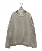 VISVIMビズビム）の古着「裏起毛クルーネックスウェット」｜ベージュ