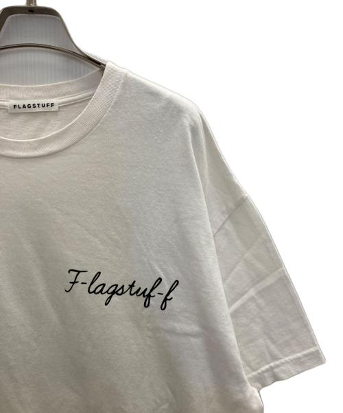 flagstuff（フラグスタフ）FLAGSTUFF (フラグスタフ) 半袖カットソー ホワイト サイズ:Lの古着・服飾アイテム