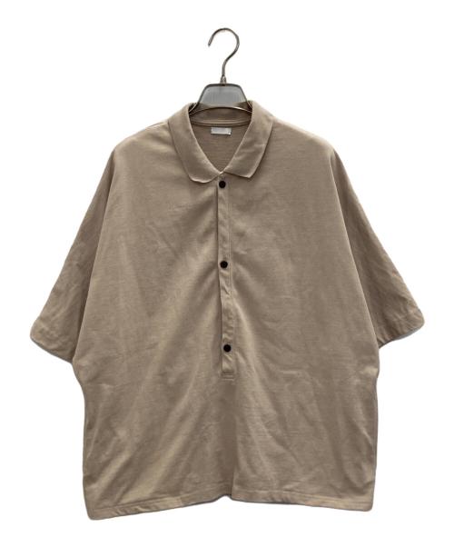 SEEALL（シーオール）SEEALL (シーオール) オーバーサイズポロシャツ ベージュ サイズ:FREEの古着・服飾アイテム