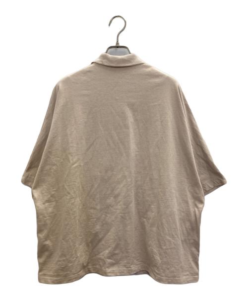 SEEALL（シーオール）SEEALL (シーオール) オーバーサイズポロシャツ ベージュ サイズ:FREEの古着・服飾アイテム