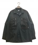 HELLY HANSENヘリーハンセン）の古着「HHアングラースラックシャツ」｜ブラック