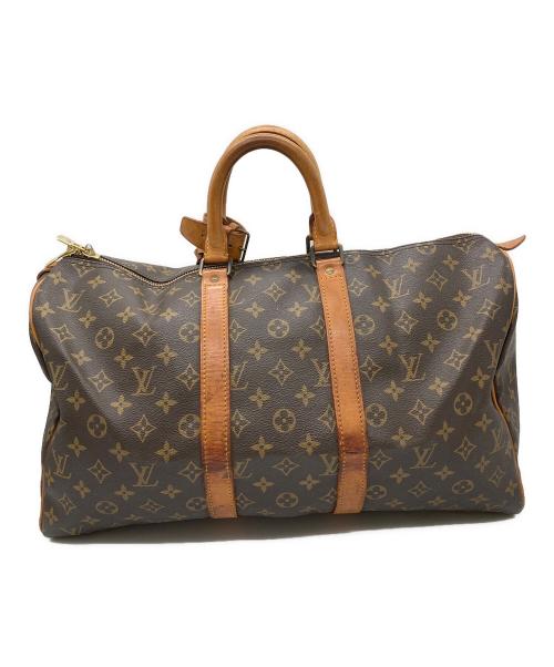 LOUIS VUITTON（ルイ ヴィトン）LOUIS VUITTON (ルイ ヴィトン) トラベルバッグ ブラウンの古着・服飾アイテム