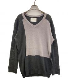 liberum arbitrium（リベルムアルベトリウム）の古着「rayon linen brend knit」｜グレー