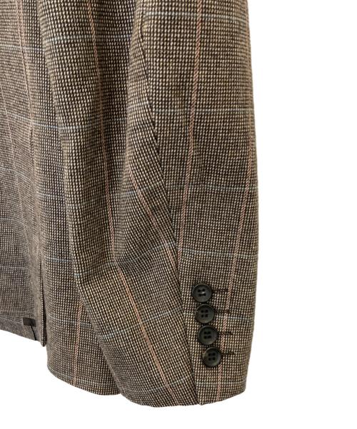 COMME des GARCONS HOMME DEUX（コムデギャルソン オム ドゥ）COMME des GARCONS HOMME DEUX (コムデギャルソン オム ドゥ) オールドウールグレンチェックスーツ ブラウン サイズ:XSの古着・服飾アイテム