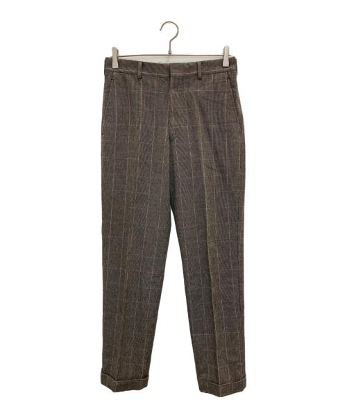 COMME des GARCONS HOMME DEUX（コムデギャルソン オム ドゥ）COMME des GARCONS HOMME DEUX (コムデギャルソン オム ドゥ) オールドウールグレンチェックスーツ ブラウン サイズ:XSの古着・服飾アイテム