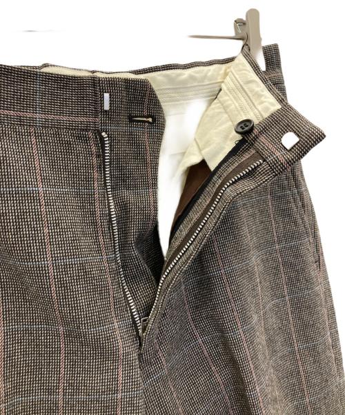 COMME des GARCONS HOMME DEUX（コムデギャルソン オム ドゥ）COMME des GARCONS HOMME DEUX (コムデギャルソン オム ドゥ) オールドウールグレンチェックスーツ ブラウン サイズ:XSの古着・服飾アイテム