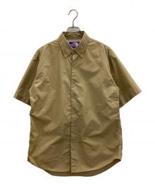 THE NORTHFACE PURPLELABEL（ザ・ノースフェイス パープルレーベル）の古着「Typewriter B.D. H/S Shirt」｜ベージュ