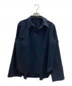 UNITED TOKYOユナイテッドトーキョー）の古着「2wayエポレットデザインブラウス」｜ネイビー