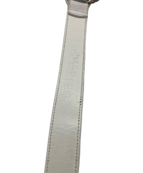 TORNADO MART（トルネードマート）TORNADO MART (トルネードマート) チェーン付き装飾バックルレザーベルト ホワイトの古着・服飾アイテム