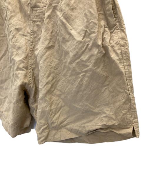 KAPTAIN SUNSHINE（キャプテンサンシャイン）KAPTAIN SUNSHINE (キャプテンサンシャイン) シルクリネンショートパンツ ベージュ サイズ:30の古着・服飾アイテム