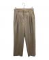 AURALEE（オーラリー）の古着「WASHABLE WOOL TROPICAL SLACKS」｜ベージュ