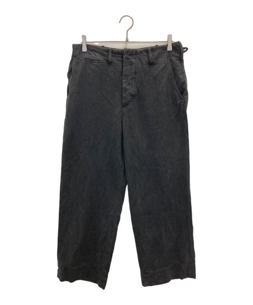 MAATEE&SONS（マーティーアンドサンズ）MAATEE&SONS (マーティーアンドサンズ) CHINO TROUSER ドゥルン ブラック サイズ:2の古着・服飾アイテム