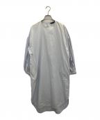 mizuiro-indミズイロインド）の古着「ブラウスワンピース」｜ブルー