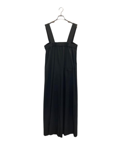 STYLE MIXER（スタイルミキサー）STYLE MIXER (スタイルミキサー) センタープレスワイドロンパース ブラック サイズ:Mの古着・服飾アイテム